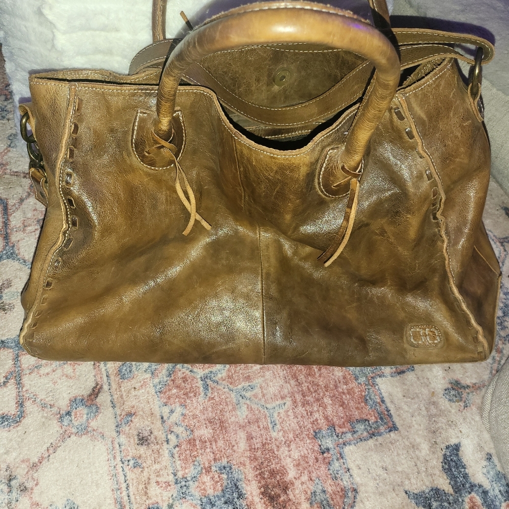 Bed Stu Rockaway purse/bag - beautiful teak rustic color - excellent condition
